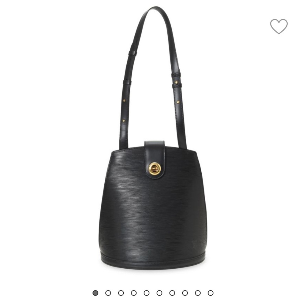 Louis Vuitton Vintage Black Cluny Epi Leather Shoulder Bag